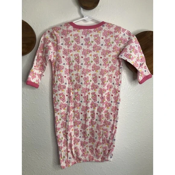 Care Bears 2011 Baby Sleep Gown Pink Print Size 0-6 Months - Picture 4 of 4